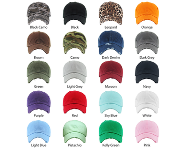 Custom Hats with Letters/ Numbers